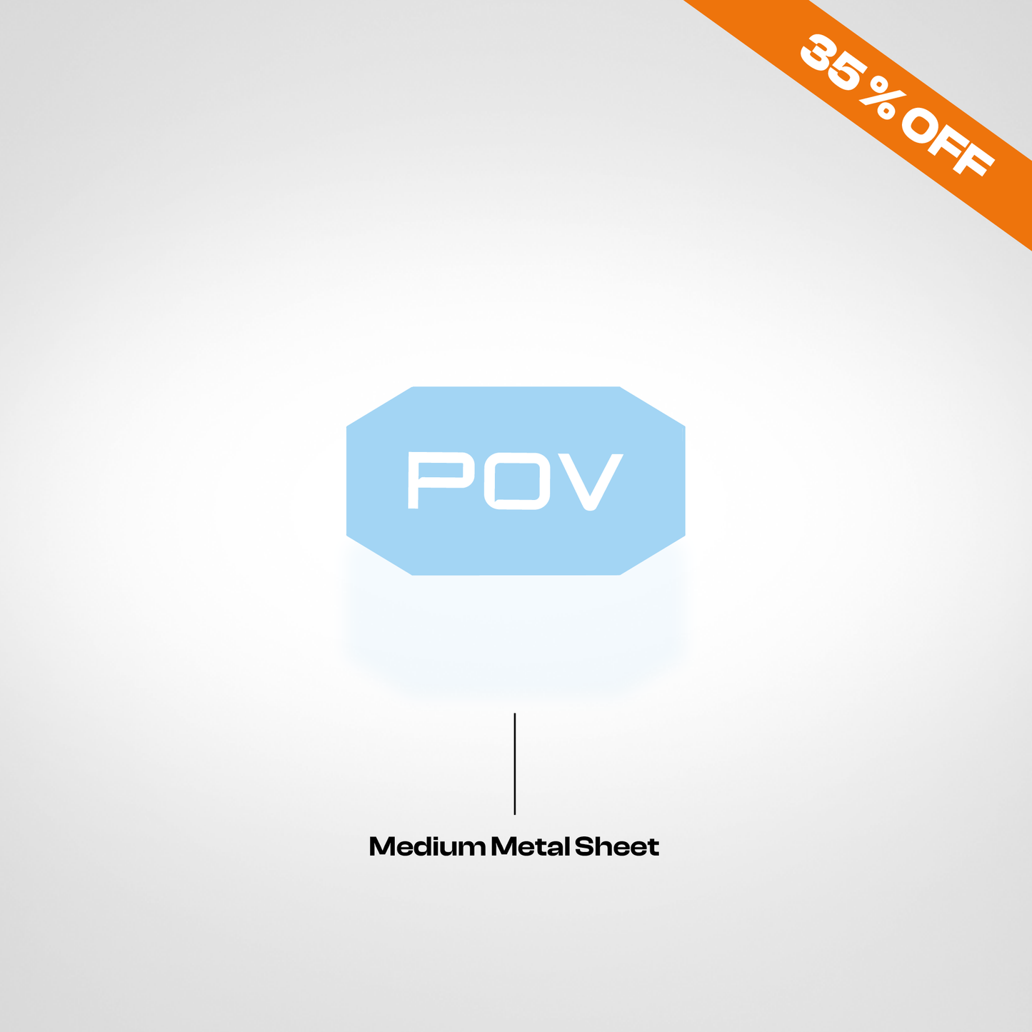 POV - Medium-sized metal sheet