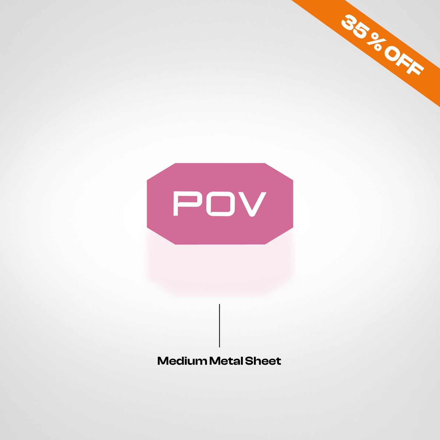 POV - Medium-sized metal sheet