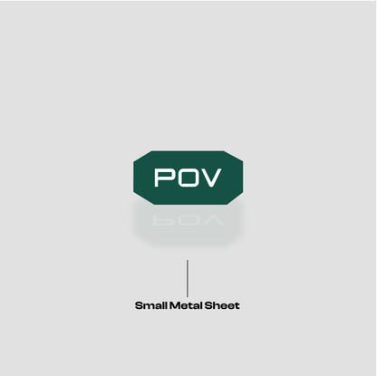 POV - Small-sized metal sheet