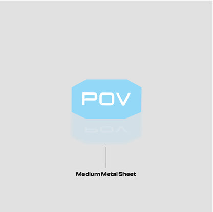 POV - Medium-sized metal sheet