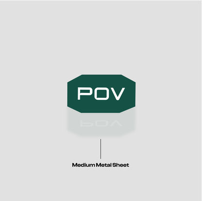 POV - Medium-sized metal sheet
