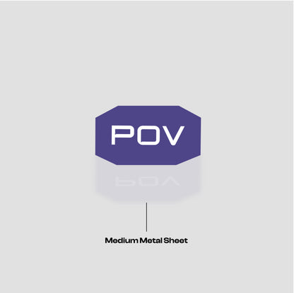 POV - Medium-sized metal sheet