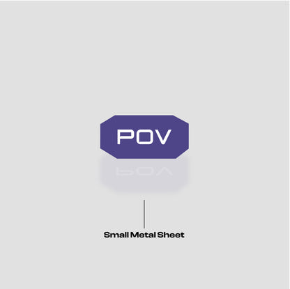 POV - Small-sized metal sheet